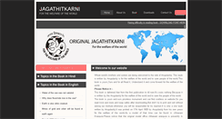 Desktop Screenshot of jagathitkarnioriginal.org